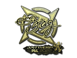 es3tag (Gold) CS2 Sticker