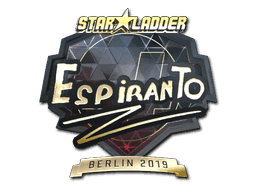 EspiranTo (Gold) CS2 Sticker