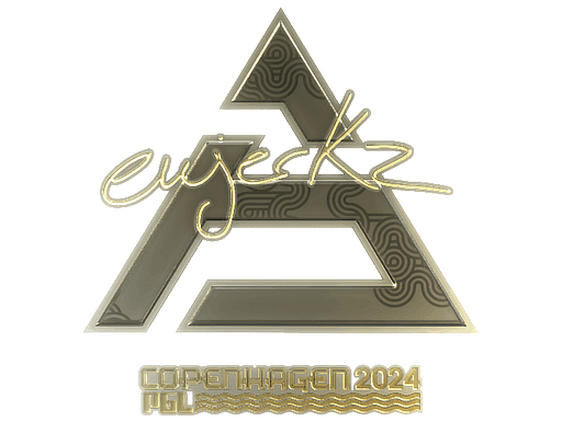 ewjerkz (Gold) CS2 Sticker