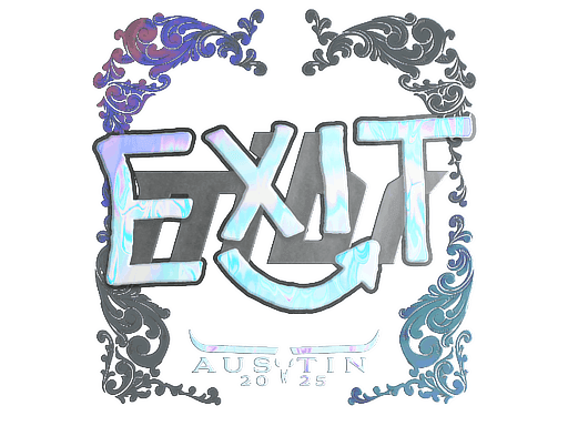 exit (Holo) CS2 Sticker