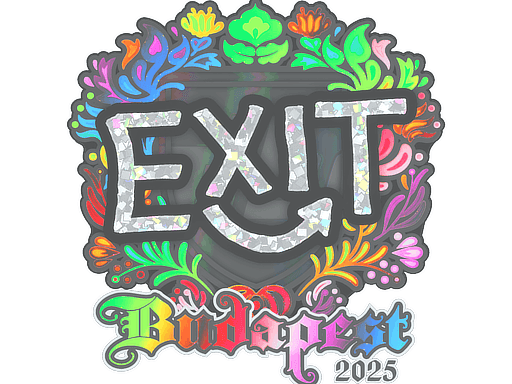 exit (Holo) CS2 Sticker