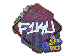 F1KU (Glitter) CS2 Sticker