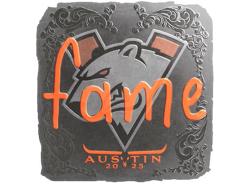 fame (Foil) CS2 Sticker