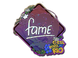 fame (Glitter) CS2 Sticker