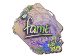 fame (Holo) CS2 Sticker