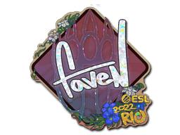 faveN (Glitter) CS2 Sticker