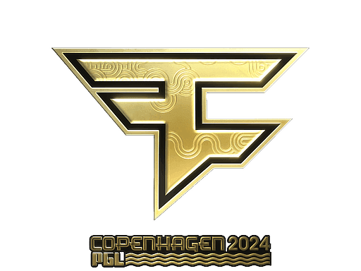 FaZe Clan (Gold) CS2 Sticker