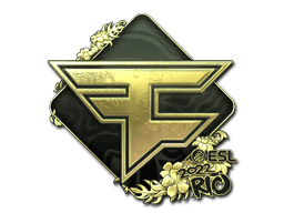 FaZe Clan (Gold) CS2 Sticker