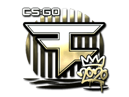 FaZe (Gold) CS2 Sticker