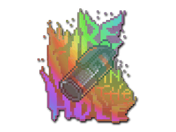 Fire in the Hole (Holo) CS2 Sticker