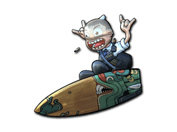 Fire Serpent Surf K (Foil) CS2 Sticker