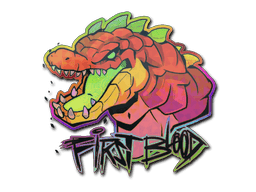 First Blood (Holo) CS2 Sticker