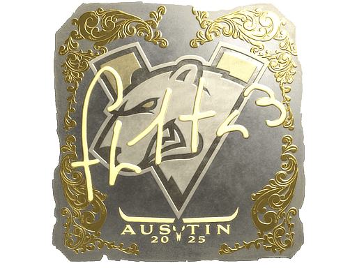 FL1T (Gold) CS2 Sticker