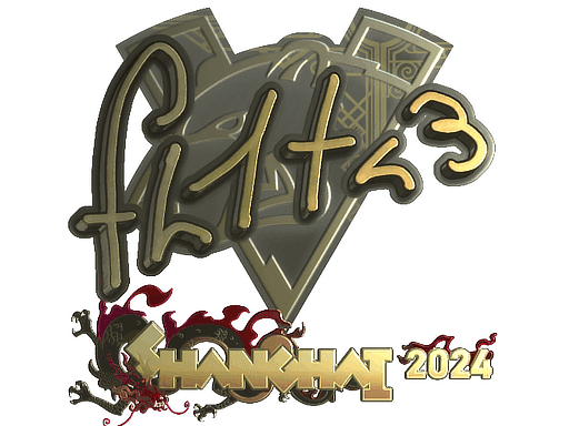 FL1T (Gold) CS2 Sticker