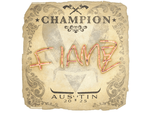 FlameZ (Champion) CS2 Sticker