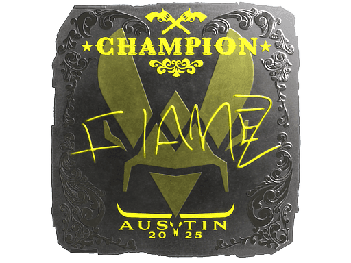 FlameZ (Foil, Champion) CS2 Sticker