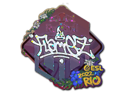 FlameZ (Glitter) CS2 Sticker