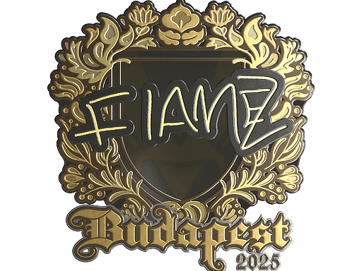 FlameZ (Gold) CS2 Sticker