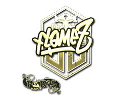 FlameZ (Gold) CS2 Sticker