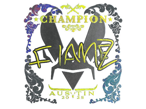 FlameZ (Holo, Champion) CS2 Sticker