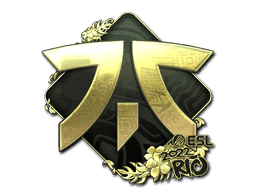 Fnatic (Gold) CS2 Sticker