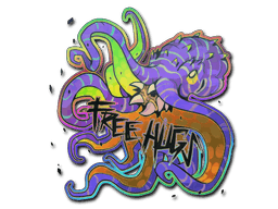 Free Hugs (Holo) CS2 Sticker