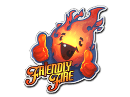 Friendly Fire CS2 Sticker