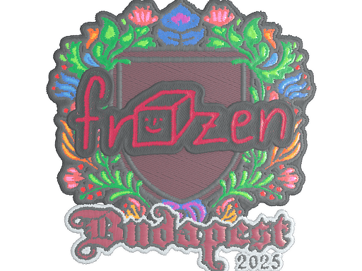 frozen (Embroidered) CS2 Sticker