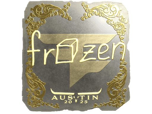 frozen (Gold) CS2 Sticker
