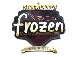 frozen (Gold) CS2 Sticker