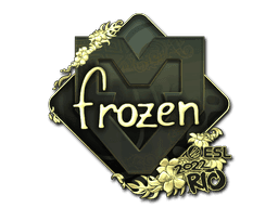 frozen (Gold) CS2 Sticker