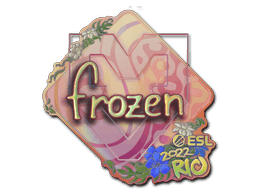 frozen (Holo) CS2 Sticker