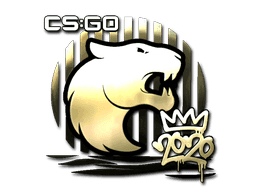 FURIA (Gold) CS2 Sticker
