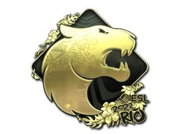 FURIA (Gold) CS2 Sticker