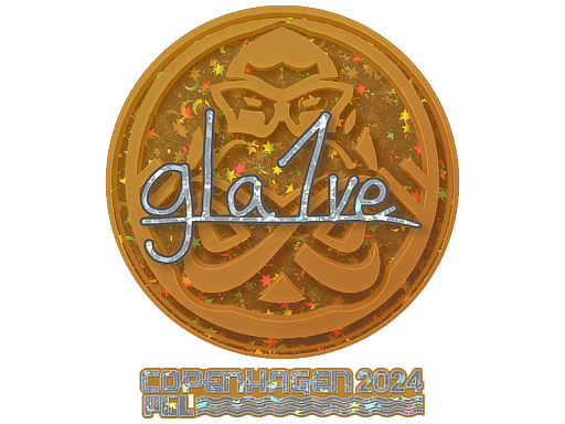 gla1ve (Glitter) CS2 Sticker