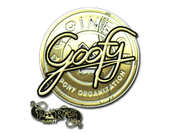Goofy (Gold) CS2 Sticker
