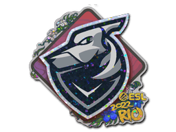 Grayhound Gaming (Glitter) CS2 Sticker