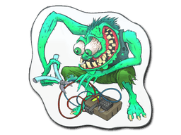 Green Bombster CS2 Sticker
