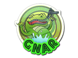 Green Gnar CS2 Sticker