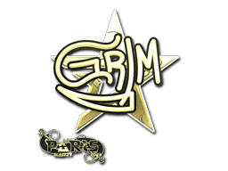 Grim (Gold) CS2 Sticker