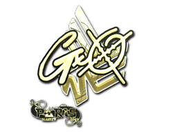 gxx- (Gold) CS2 Sticker