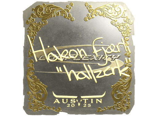 hallzerk (Gold) CS2 Sticker