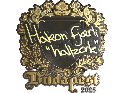 hallzerk (Gold) CS2 Sticker