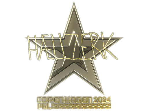 hallzerk (Gold) CS2 Sticker