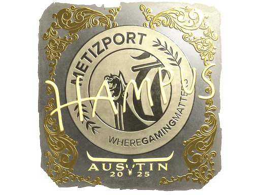 hampus (Gold) CS2 Sticker
