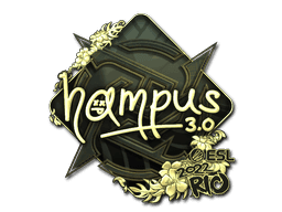 hampus (Gold) CS2 Sticker
