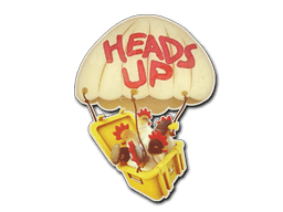 Heads Up CS2 Sticker