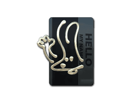 Hello FAMAS (Gold) CS2 Sticker