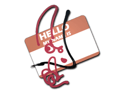 Hello M4A1-S CS2 Sticker