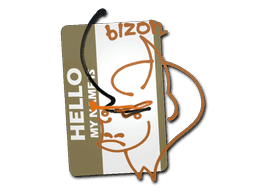 Hello PP-Bizon CS2 Sticker
